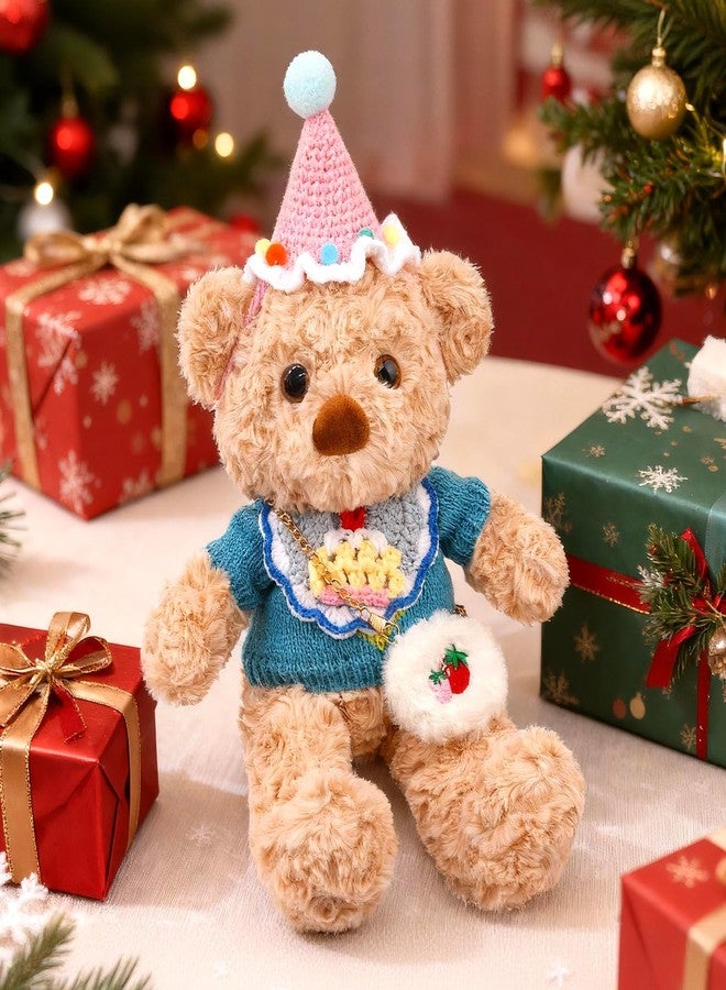 JIZWPOOM 10 Pcs Bear Clothes Outfit, Bear Stuffed Animal Toy Plush with Clothing Sweater Cute Bag, Fit 14-18 Inches Bears Stuffed Clothes Dolls Stuffed Toys Birthday Gift for Kids Girls Boys - Image 5